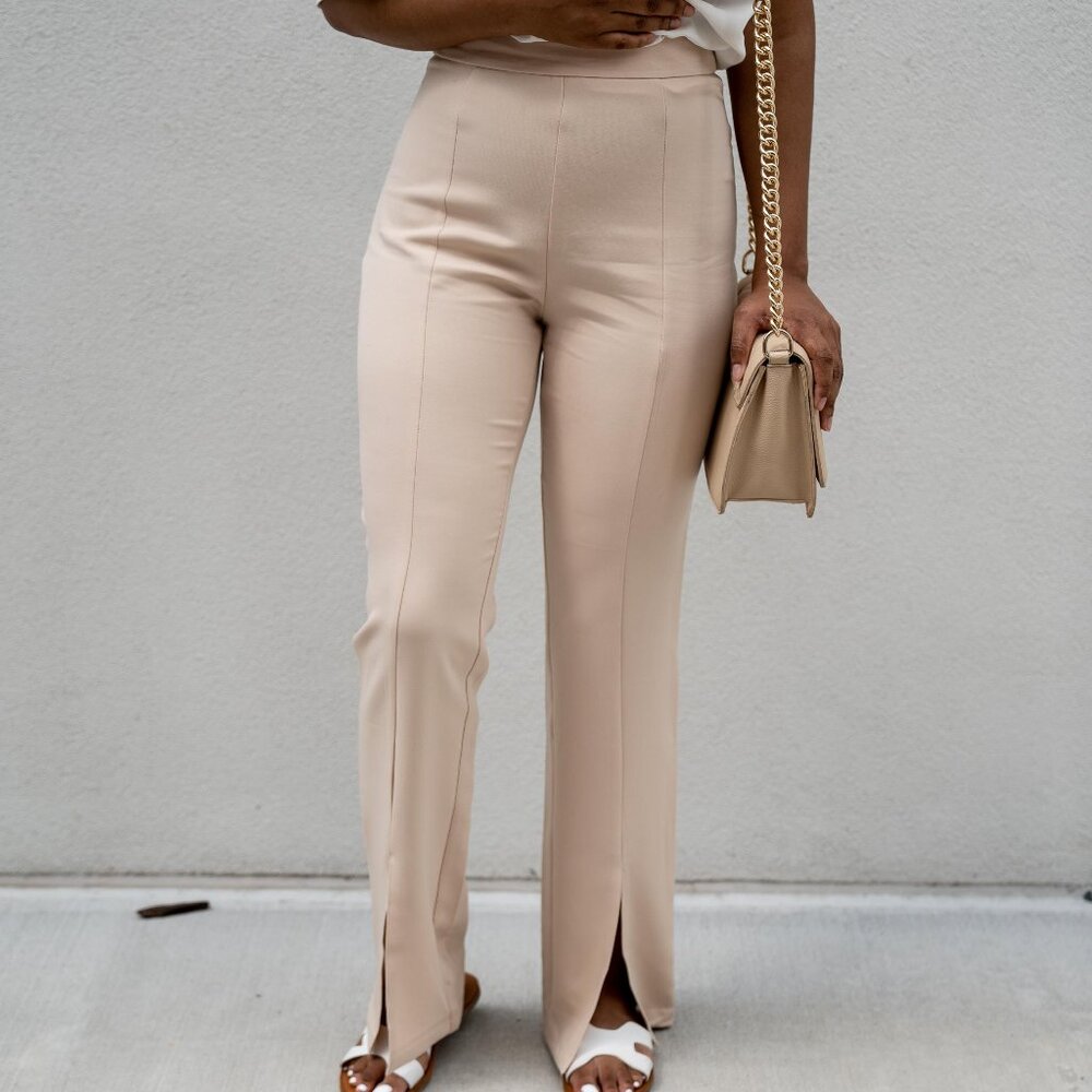 Front Slit Slacks